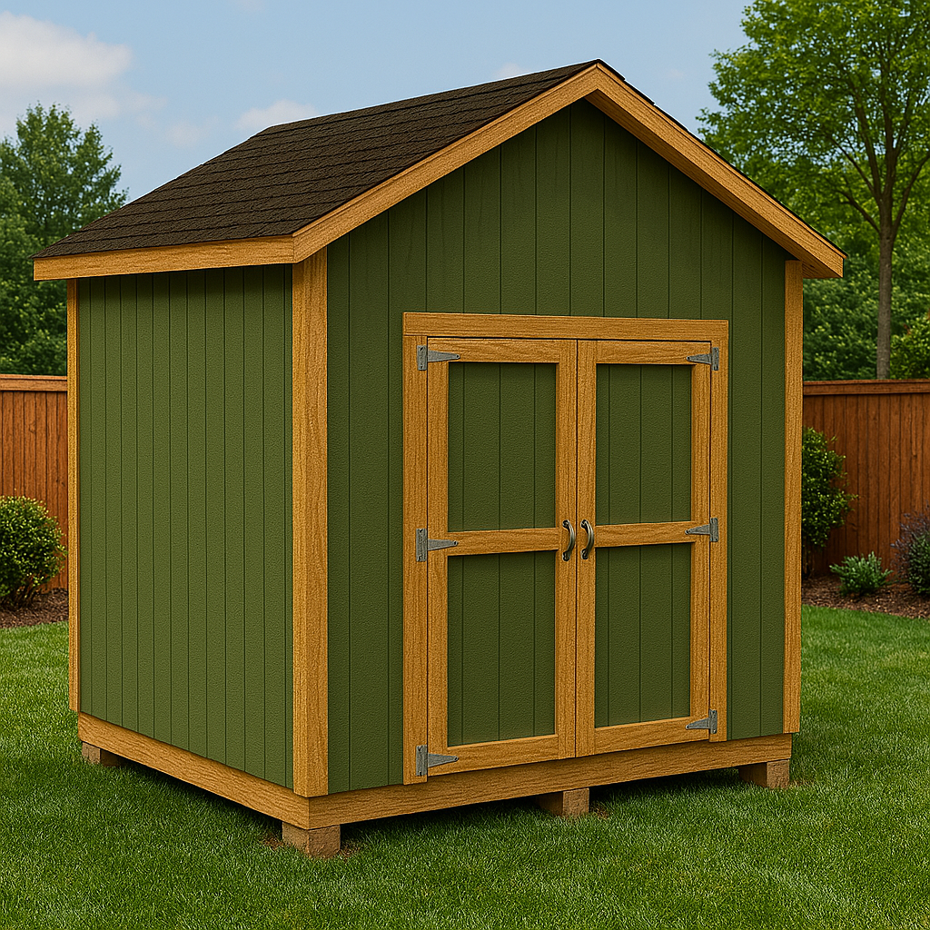 10x12 Shed Plans PDF – DIY Backyard Storage Shed with Cut List (Instant Download)