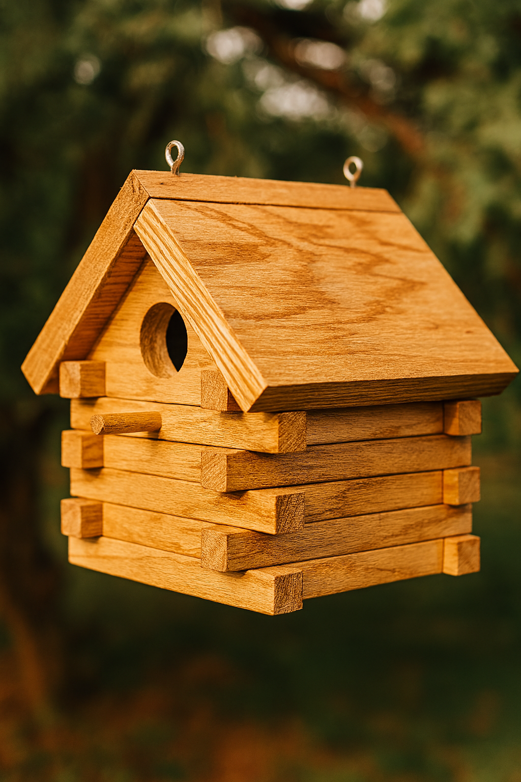 Rustic Log Cabin Birdhouse Plans PDF – 25 Page DIY Woodworking Guide, Beginner Friendly, Instant Download Printable Garden Project