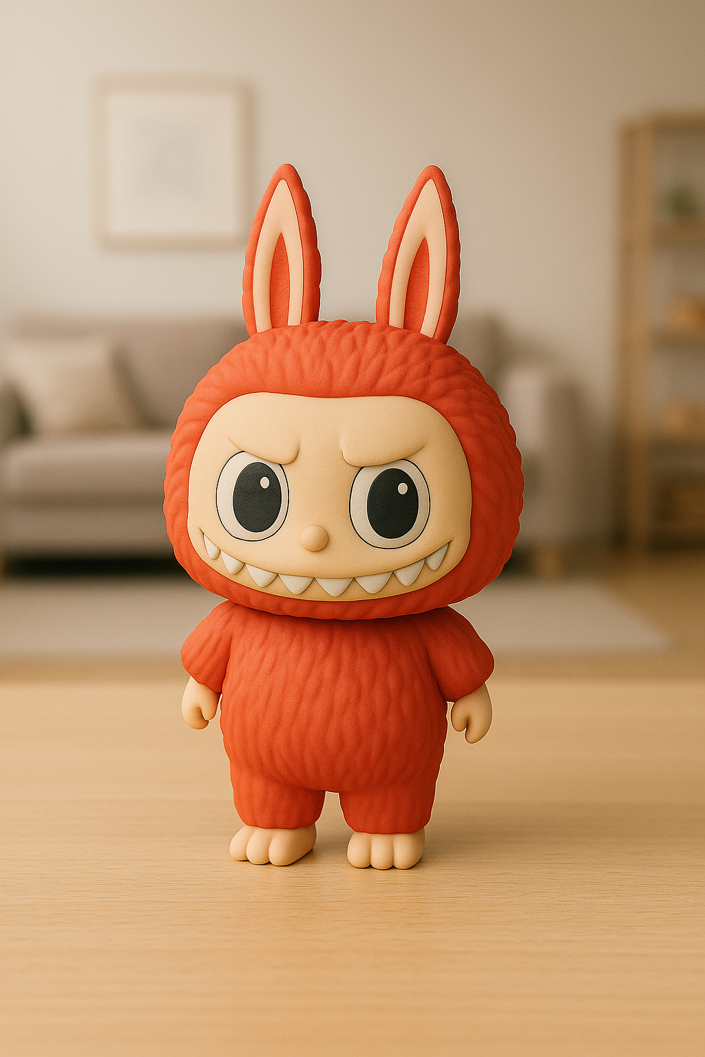 Labubu-Inspired 3D Printable Character Kit (13‑Part STL + 3MF)