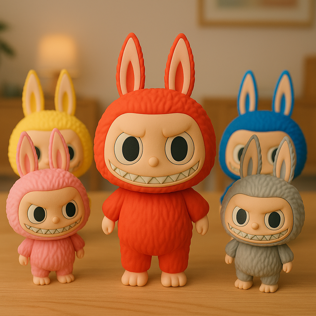 Labubu-Inspired 3D Printable Character Kit (13‑Part STL + 3MF)