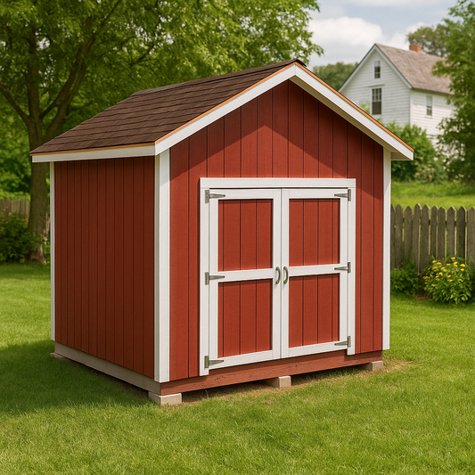 10x12 Shed Plans PDF – DIY Backyard Storage Shed with Cut List (Instant Download)