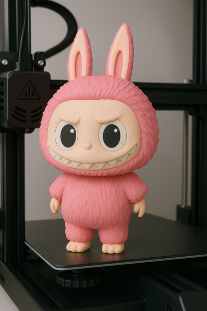 Labubu-Inspired 3D Printable Character Kit (13‑Part STL + 3MF)