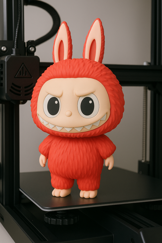 Labubu-Inspired 3D Printable Character Kit (13‑Part STL + 3MF)